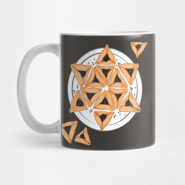 Purim Hamantash Hamantaschen Jewish Star by HolidayBug